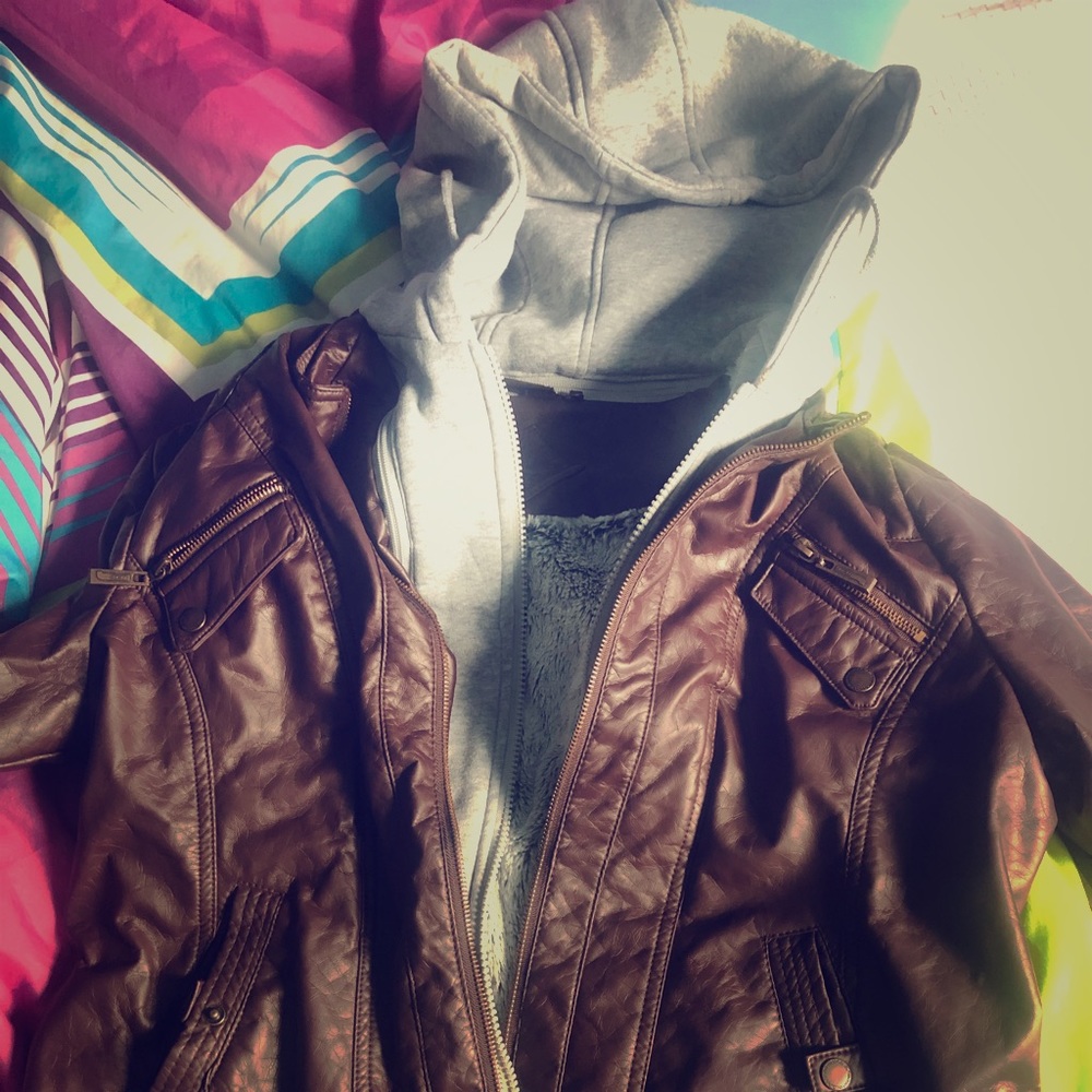 Leather jacket